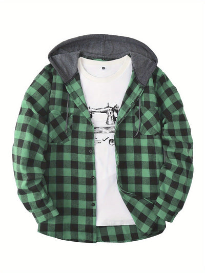 MAX HOODIE FLANELLJACKE