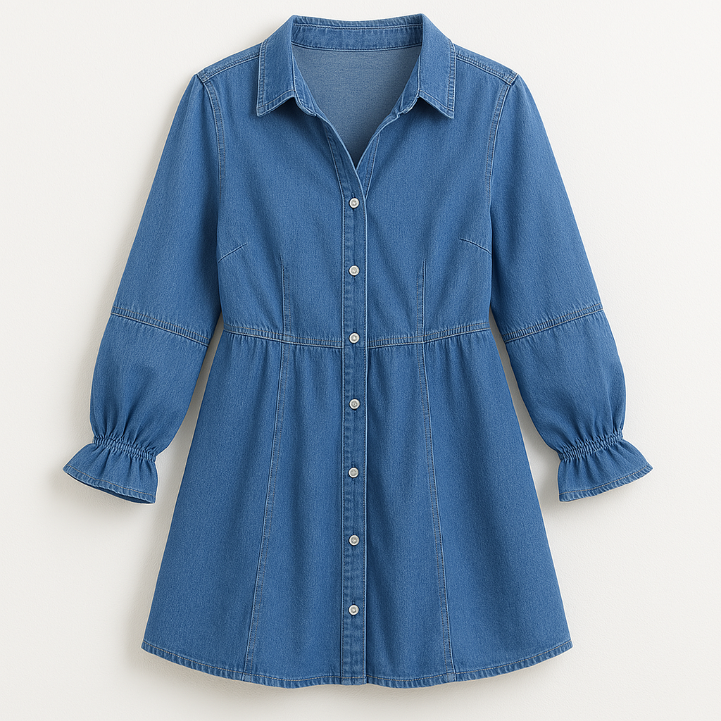 BELROSE DENIM MINIKLEID