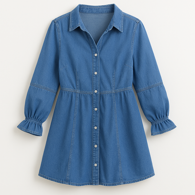 BELROSE DENIM MINIKLEID