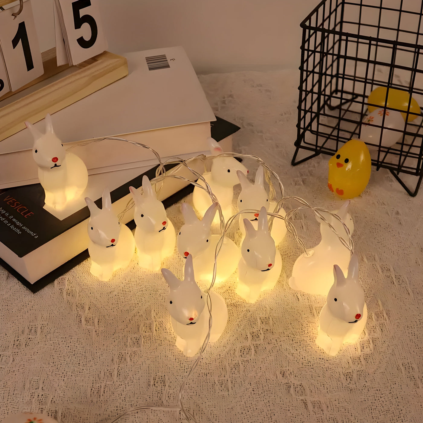 LumiRabbit Light - Vintage-Stil LED-Hasen Kette Licht