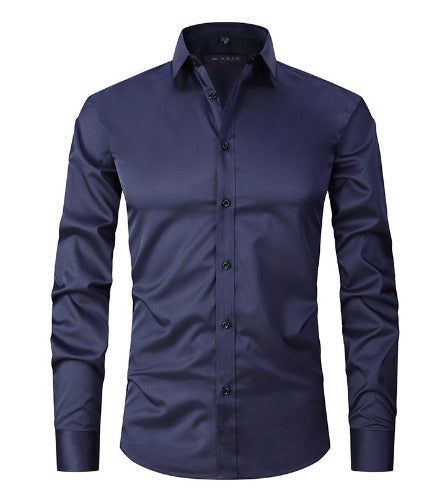 FlexiStyle Hemd | Knitterfreies, Dehnbares Shirt für den modernen Mann