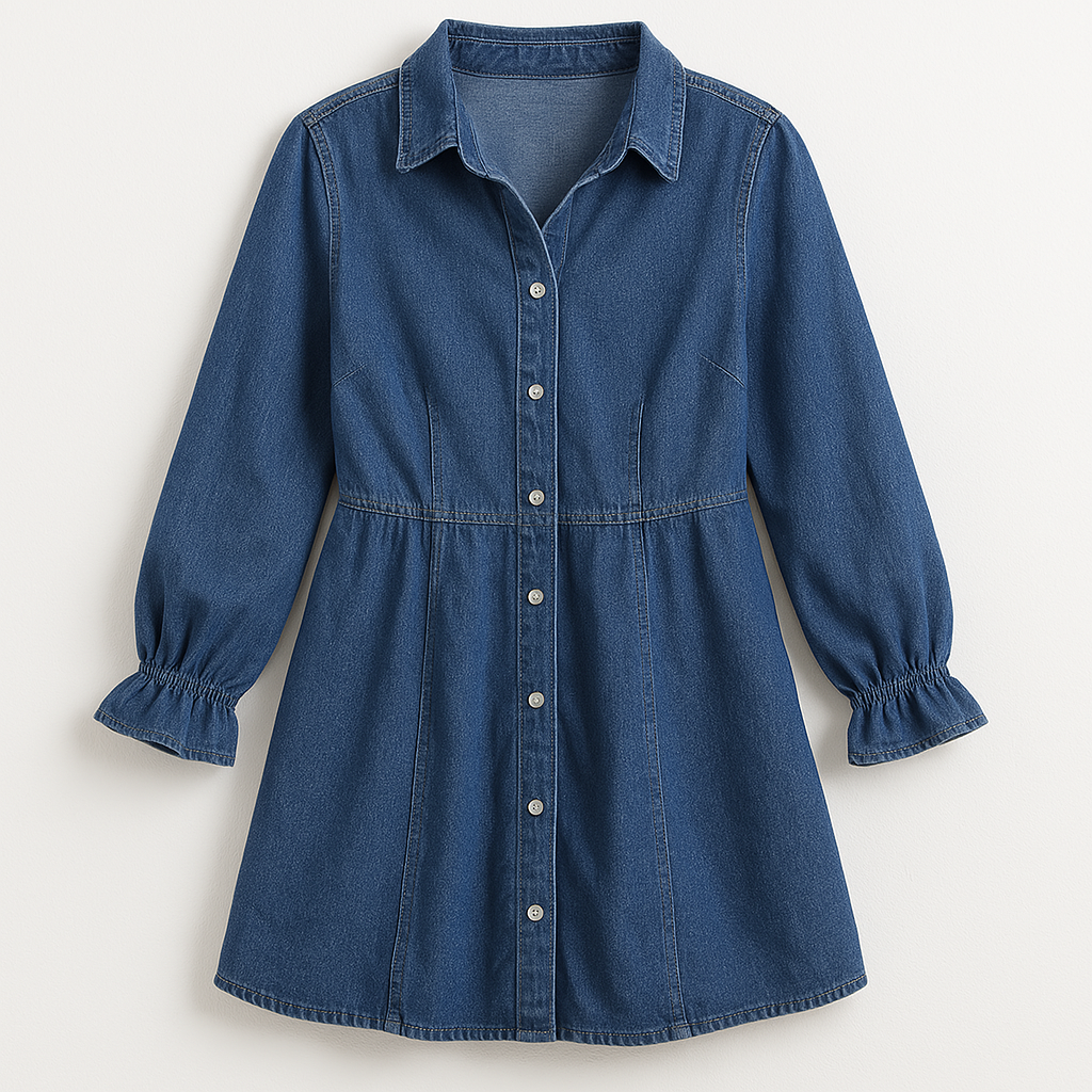 BELROSE DENIM MINIKLEID