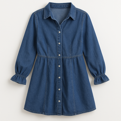 BELROSE DENIM MINIKLEID