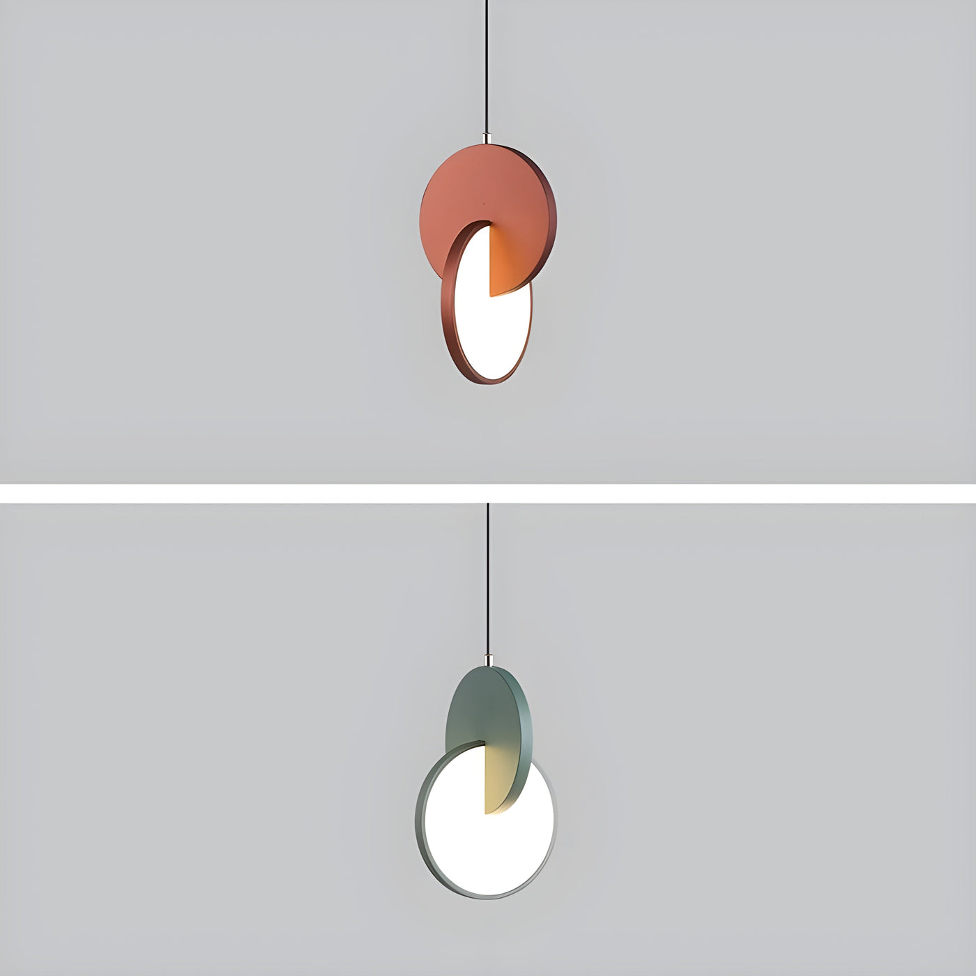 EclipseLuxe Light – Skandinavische Runde Pendelleuchte