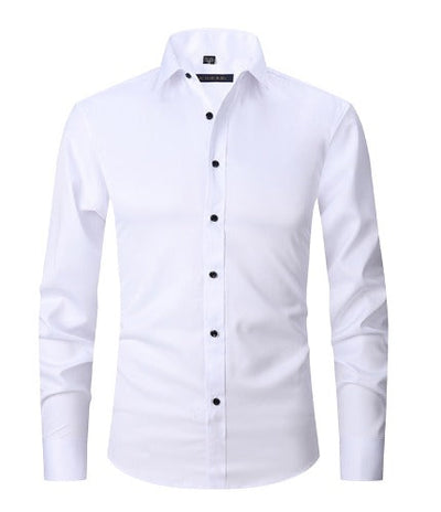 FlexiStyle Hemd | Knitterfreies, Dehnbares Shirt für den modernen Mann