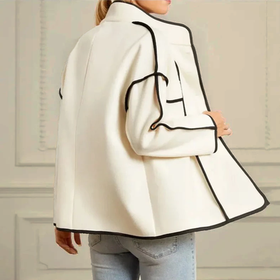 GIGI PASPELIERTE WOLLJACKE