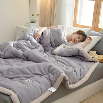 Leichte Bettdecke für den Sommer – Atmungsaktiv & Vielseitig | Für Sofa, Bett & Reisen