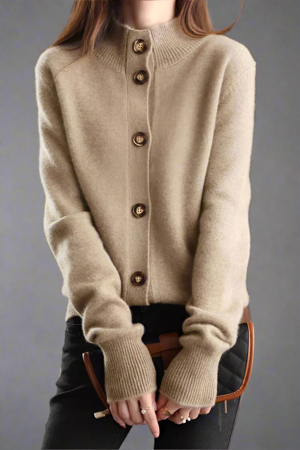 Damen anspruchsvoller gemütlicher Cardigan | Warmer