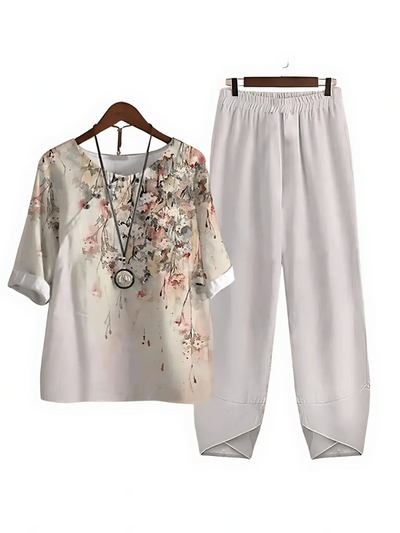 Damen bequemes passendes Set | Hose und oberteil