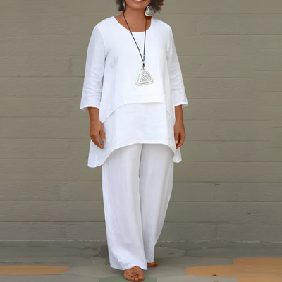 Damen bequemes und elegantes Set | Zweiteiler