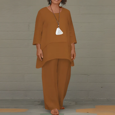 Damen bequemes und elegantes Set | Zweiteiler