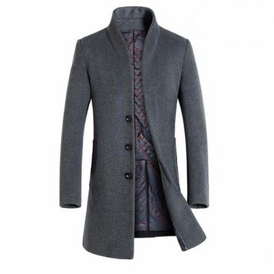 Herren eleganter weicher strickjacke | Lang