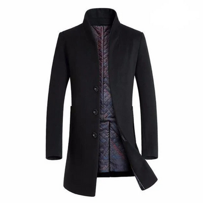 Herren eleganter weicher strickjacke | Lang