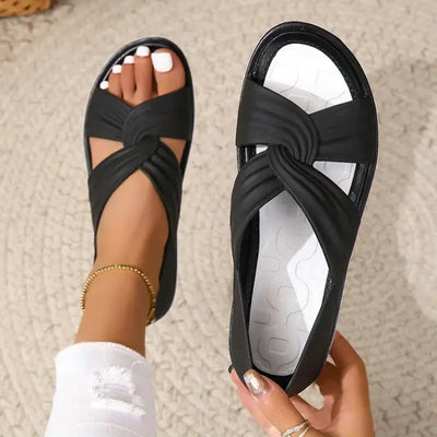 Beatrice | Orthopädische Sandalen mit stylischer Schleife
