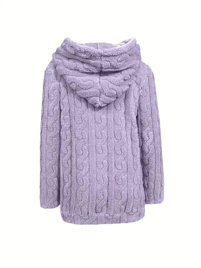 GAELLE | Langarm Kapuzenpullover Mit Reißverschluss