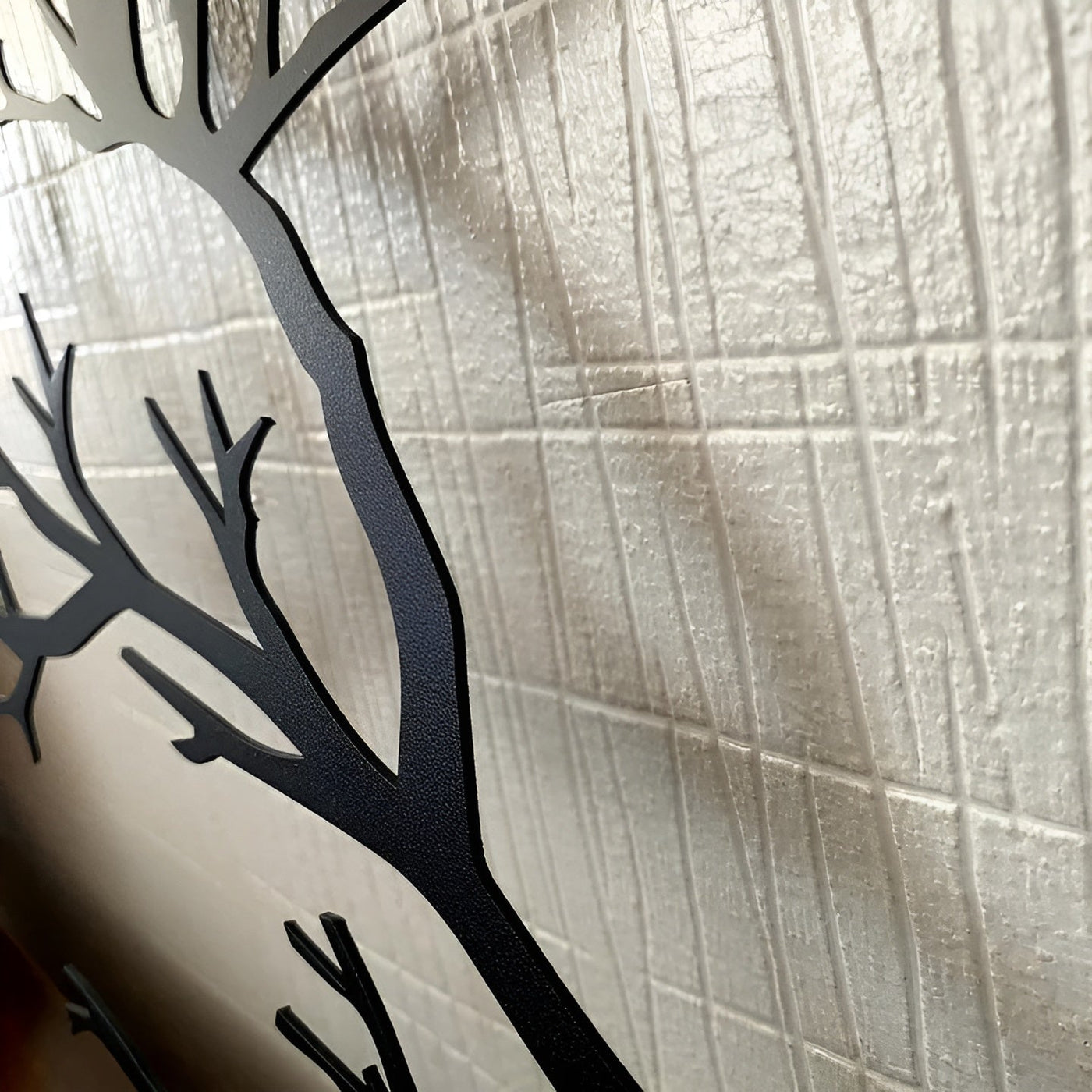 Metall-Wanddeko mit Vögeln auf Ast – Modernes & Klassisches Design für Zuhause