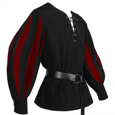 Landsknecht Renaissance Shirt Slashed Sleeve Tunic