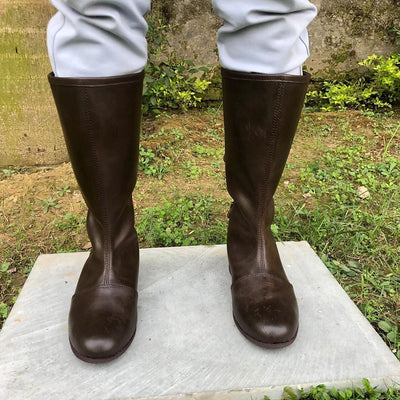 Medieval Style Guard Buckle Tall Shoes