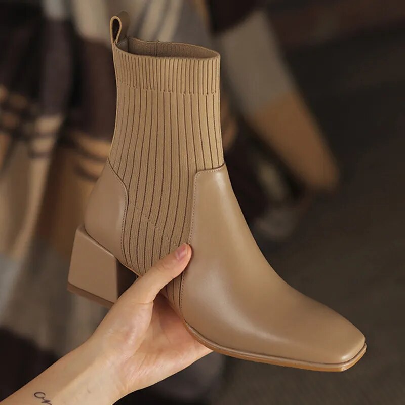 Annelotte | Bequeme Stiefel mit stützendem Absatz und schmutzabweisenden Eigenschaften
