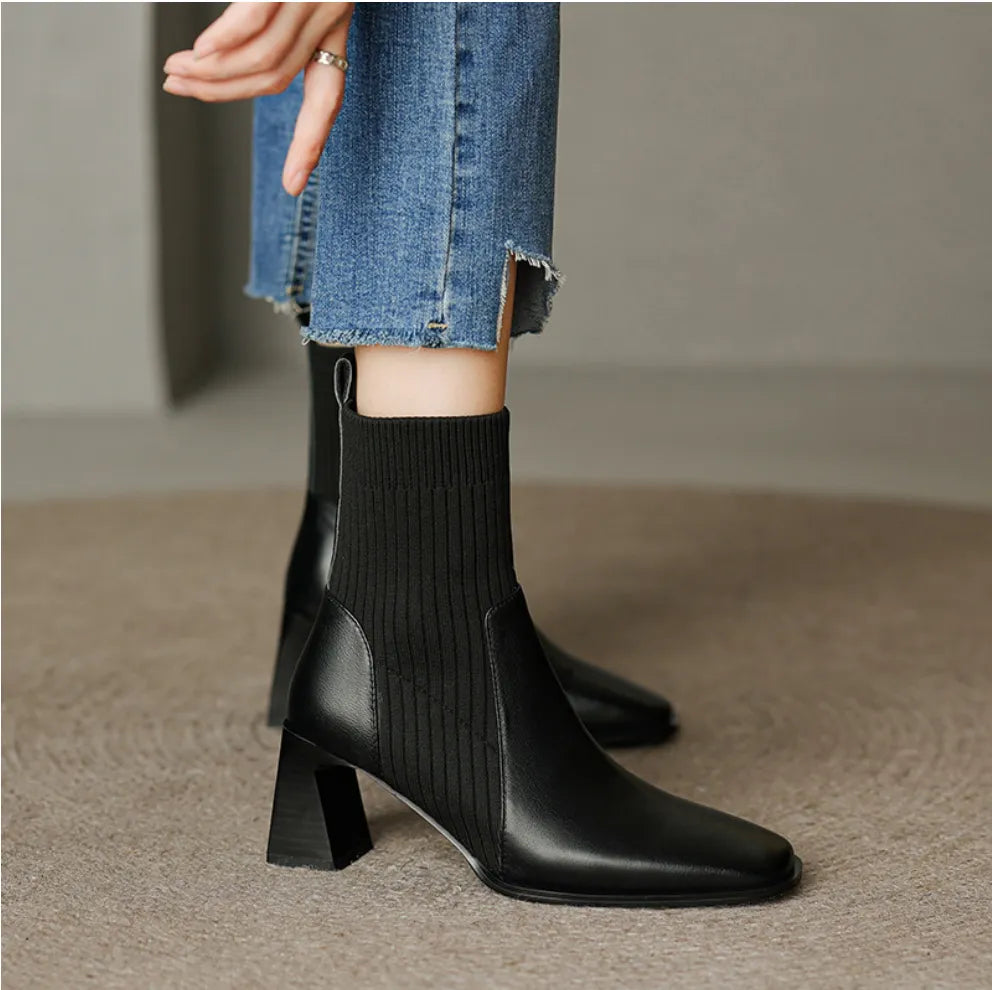 Annelotte | Bequeme Stiefel mit stützendem Absatz und schmutzabweisenden Eigenschaften