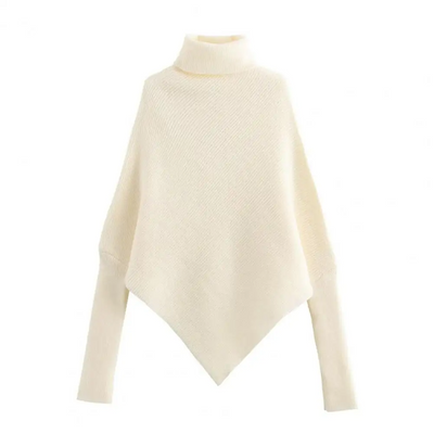 Amaya | Schlanker Damenpullover mit modernem Saumdesign