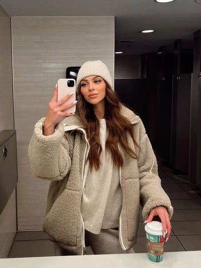 Luca & Co. | Ultra-weiche Teddy-Fleece-Jacke für kuschelige Wärme