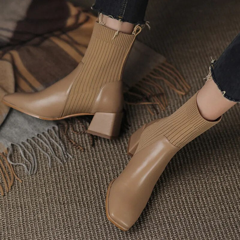 Annelotte | Bequeme Stiefel mit stützendem Absatz und schmutzabweisenden Eigenschaften