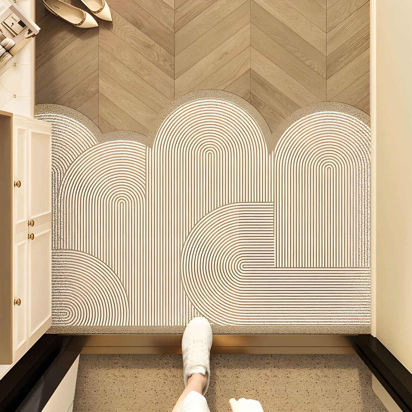 EntryEase Mat - Rutschfeste Waschbare Fußmatte für den Eingang