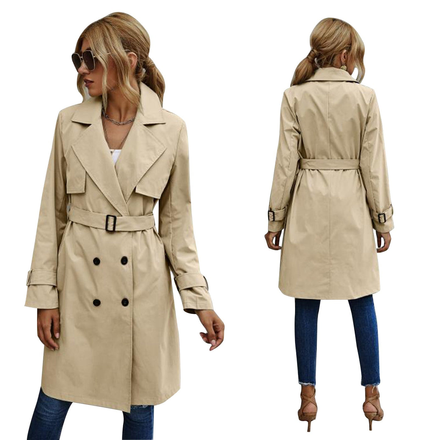 Heidi-Mode | Eleganter Trenchcoat für Streetwear