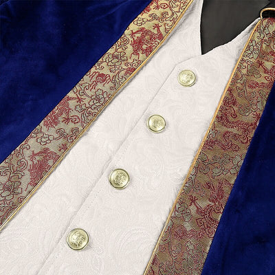 Men's Punk & Gothic Embroidered Tailcoat