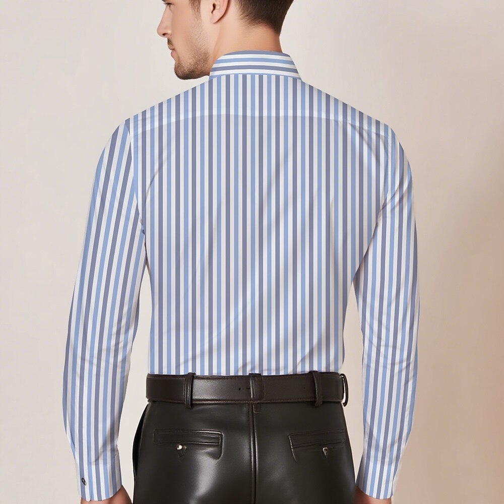 Men's Oktoberfest Striped Cotton Shirt