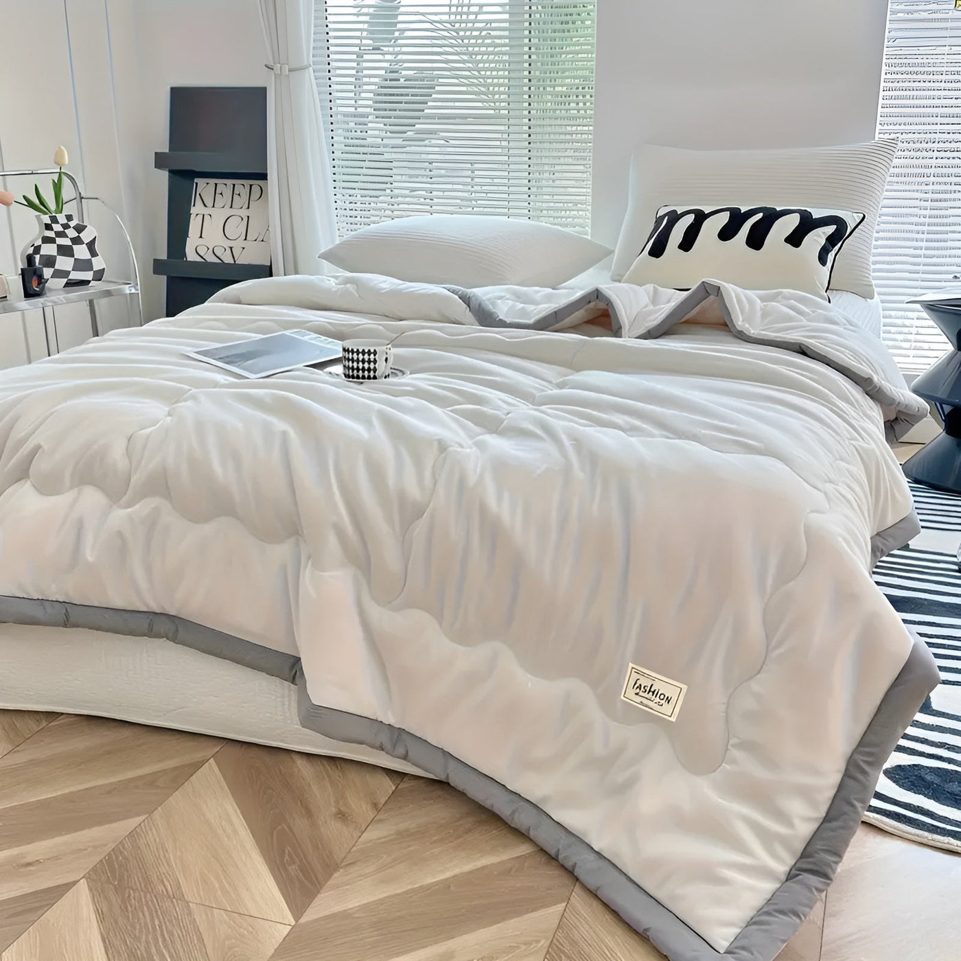 Leichte Bettdecke für den Sommer – Atmungsaktiv & Vielseitig | Für Sofa, Bett & Reisen