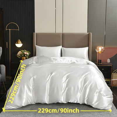 SatinNest Duvet Set - 3tlg. Satin Bettbezug Set