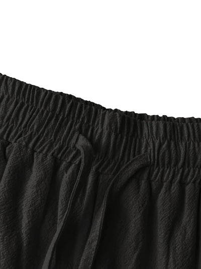 Callan – Lässige Leinen Shorts Mit Tasche