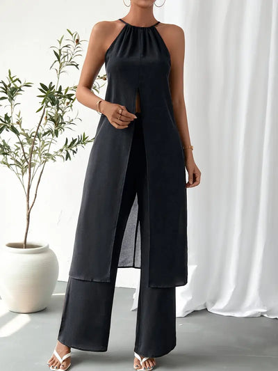 Eirini - Eleganter ärmelloser Zweiteiliger Satz