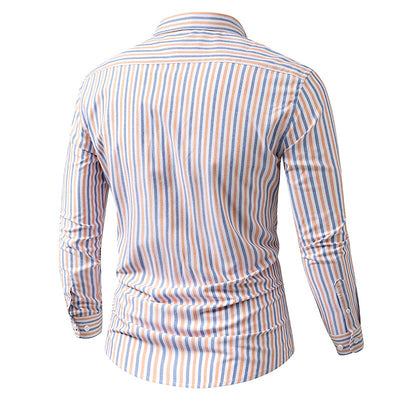 Men's Oktoberfest Striped Cotton Shirt