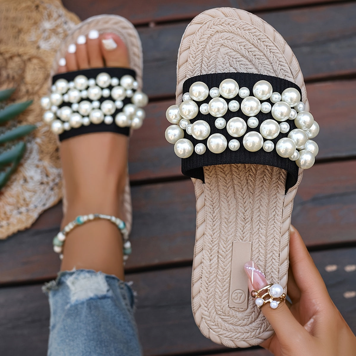 Elegante Flache Sandalen für Damen