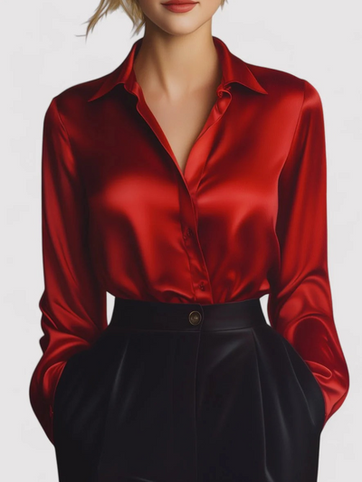 Edles formelles Damenhemd | Langarm