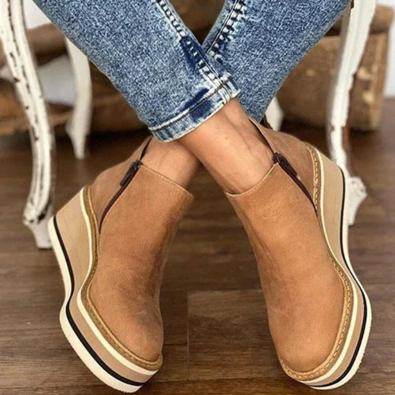 Elegante niedrige Damenstiefeletten | Bequeme