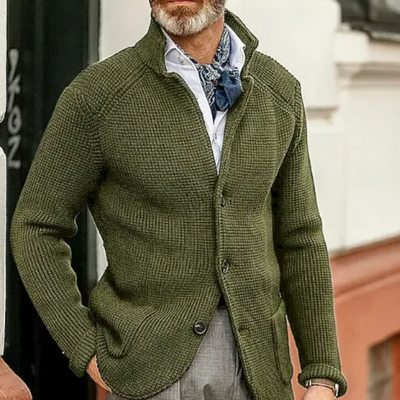 Elegante Vintage-Strickjacke für Herren | Strick