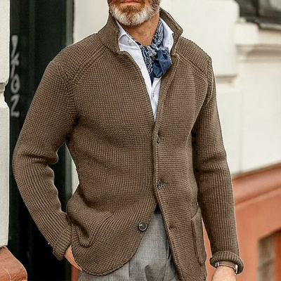 Elegante Vintage-Strickjacke für Herren | Strick