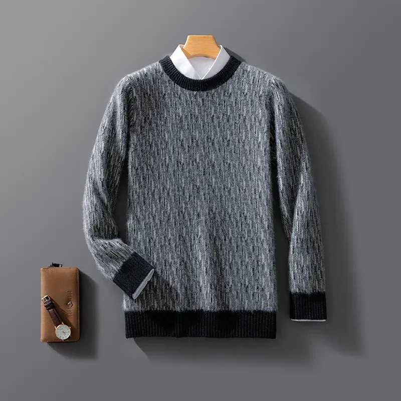 Eleganter Herbstpullover für Herren | Warmer