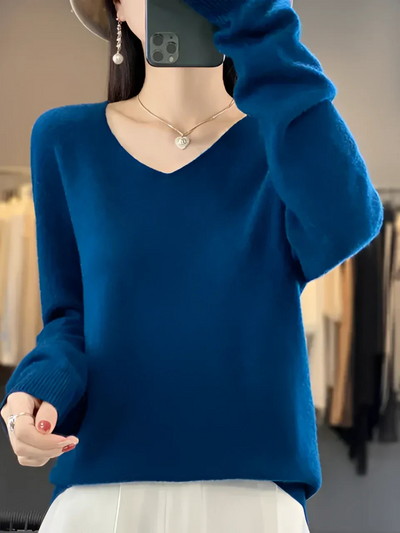 Eleganter Luxus-Pullover für Damen | Warmer