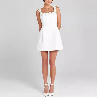 Elegantes geblümtes Damenkleid | Mini