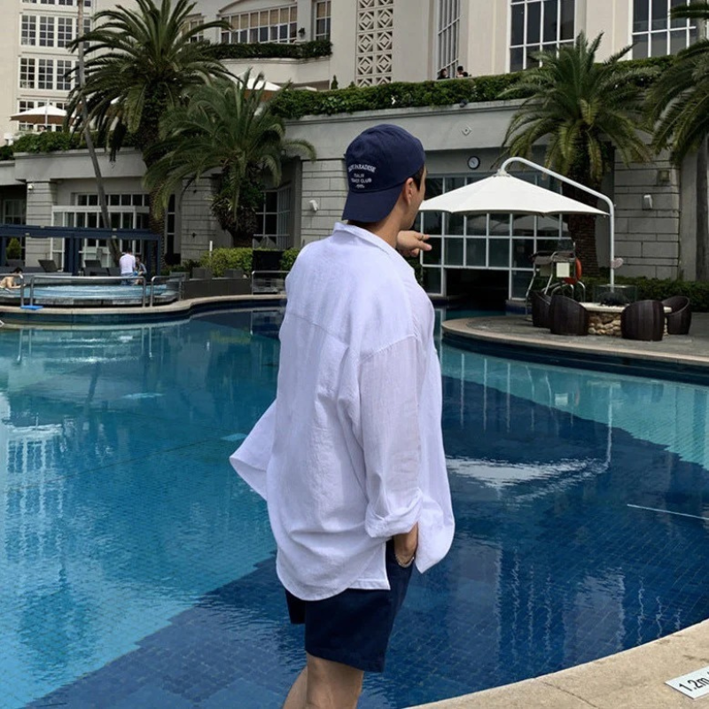 Elegantes Herrenhemd im Vintage-Look | Langarm