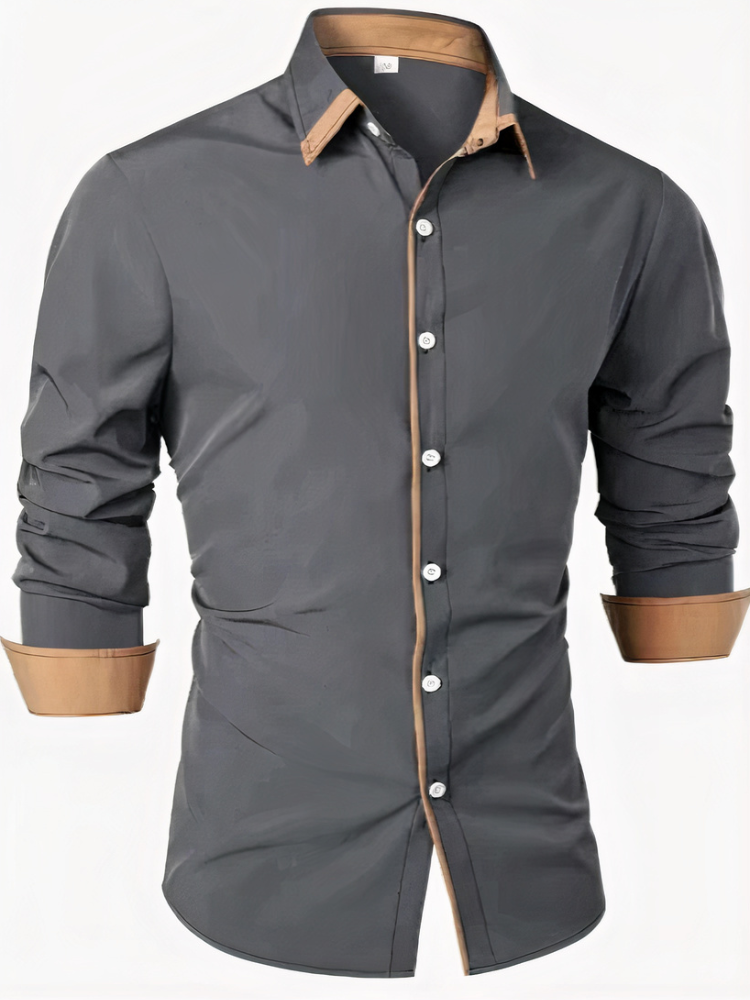 Elegantes Langarmhemd für Herren | Langarm