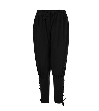 Retro Pirate Style Cotton Linen Pants