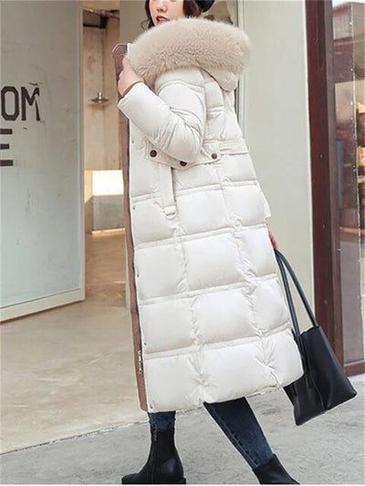 Sara Eleganz | Winterfeste Lange Daunenjacke für ultimativen Komfort und Stil