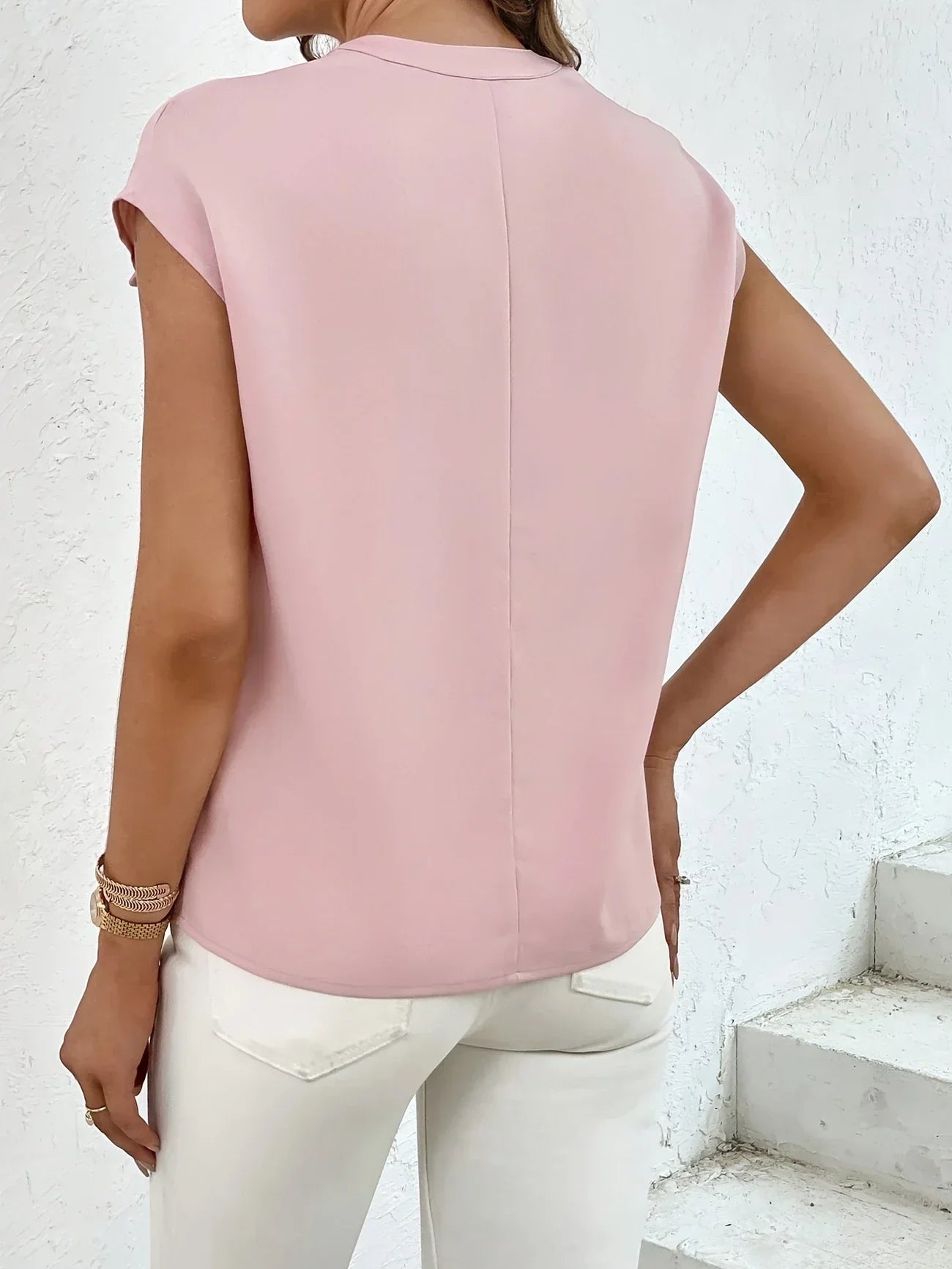 Marquita - Sommerliches Lässiges Hemd Mit Kurzen Ärmeln Und Taschen