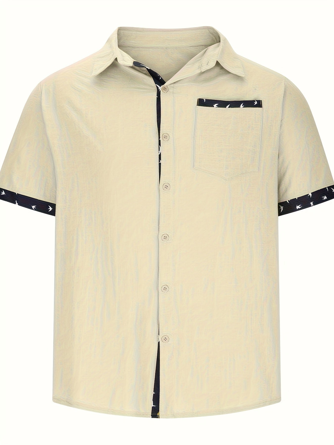 Julio - Elegantes Hemd Mit Kurzen Ärmeln